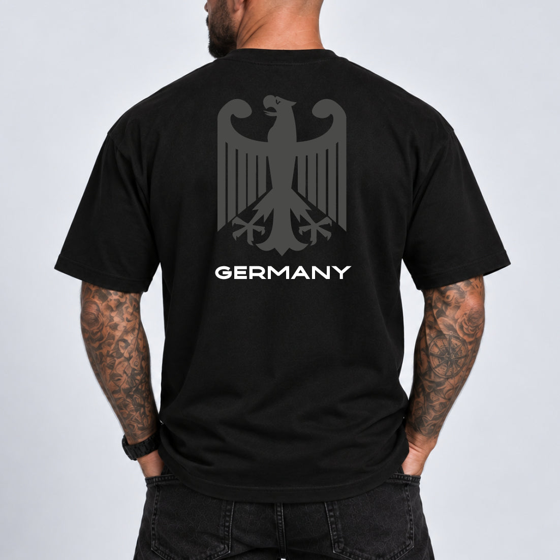 Germany Adler Oversize T-Shirt  |  ⚫ ⚪