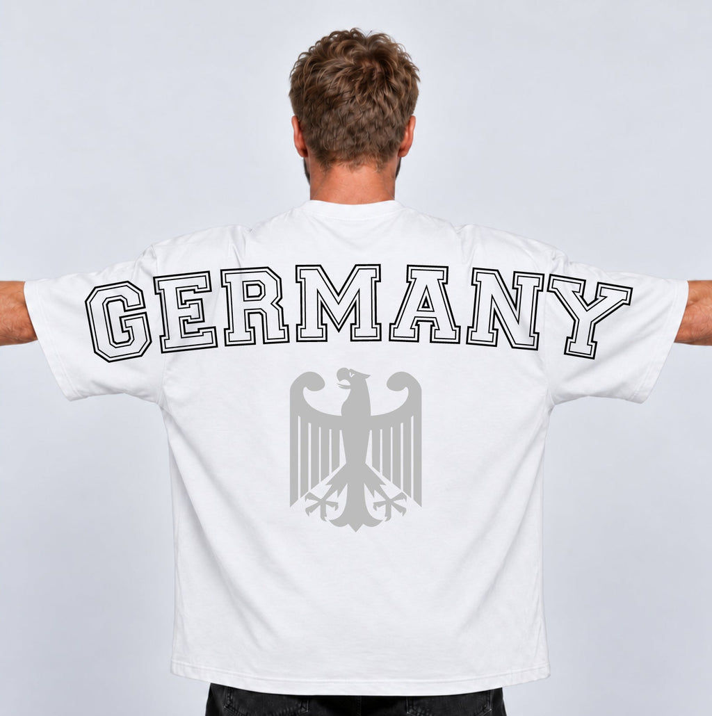 Germany Patriot Oversize T-Shirt  |  ⚫ ⚪