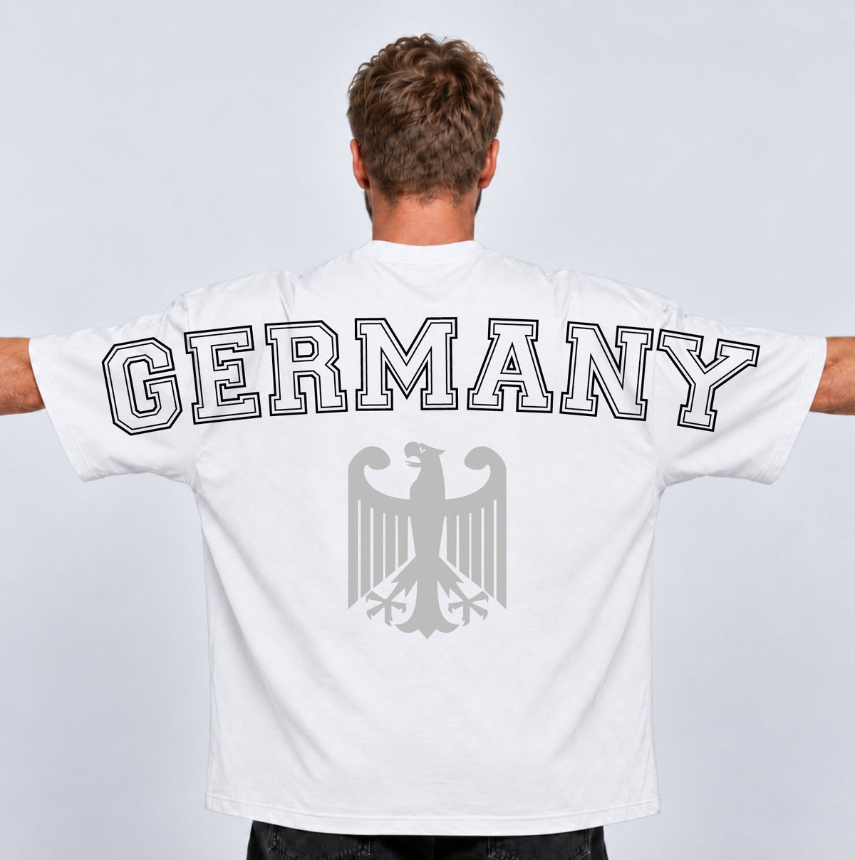 Germany Patriot Oversize T-Shirt  |  ⚫ ⚪