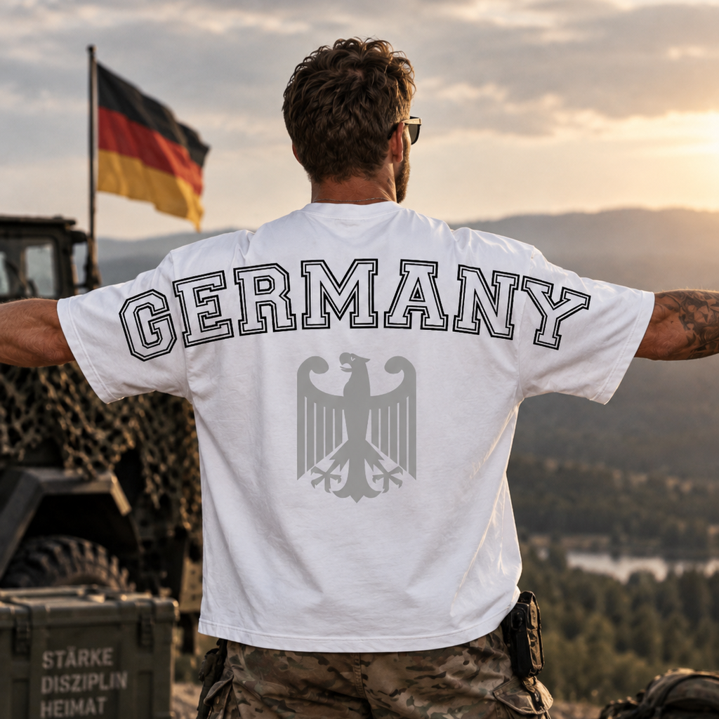 Germany Patriot Oversize T-Shirt  |  ⚫ ⚪