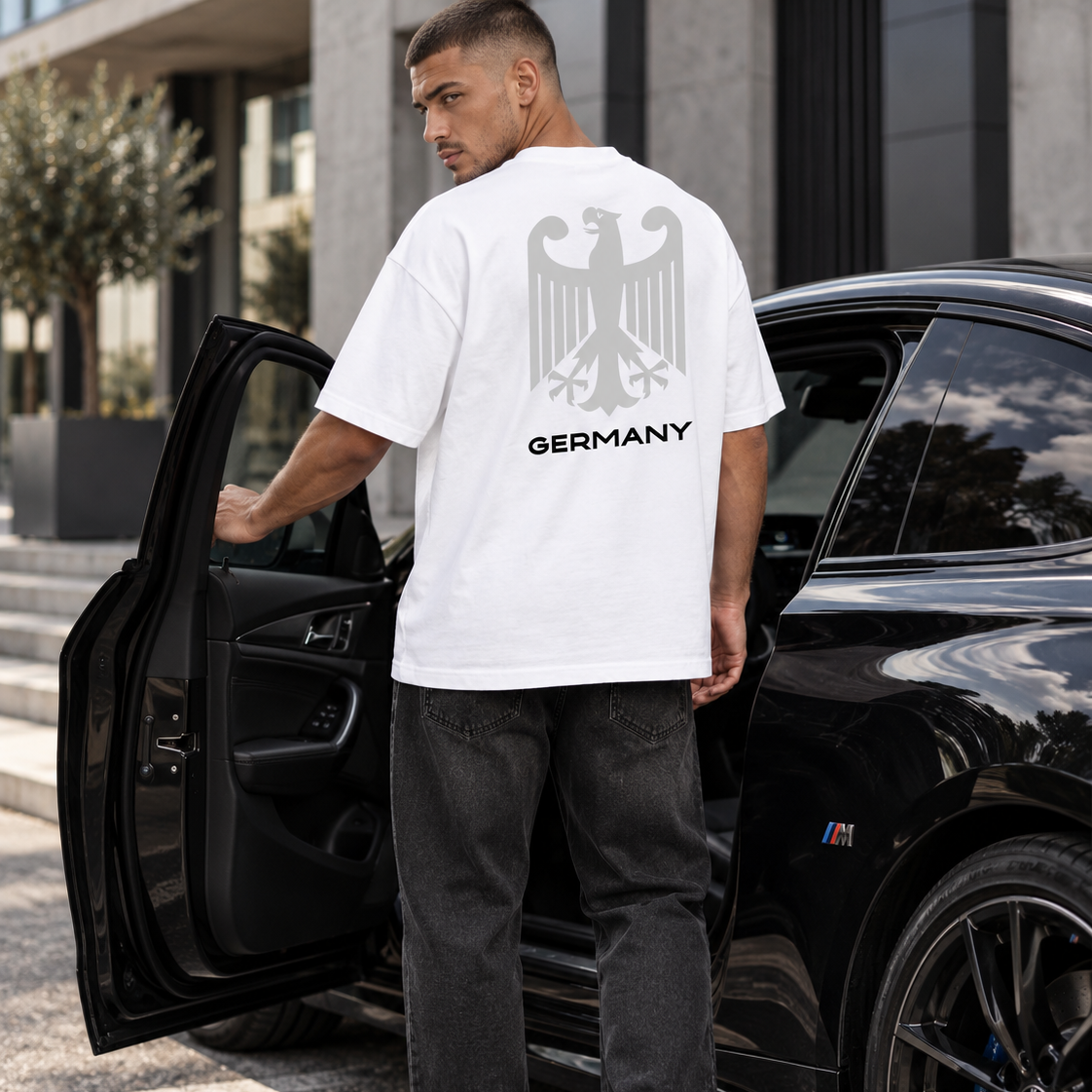 Germany Adler Oversize T-Shirt  |  ⚫ ⚪